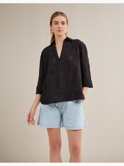 Blus met borduurwerk, MO Fashion - Kiabi