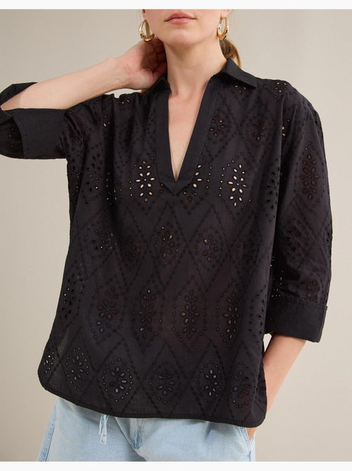 Blus met borduurwerk, MO Fashion - Kiabi