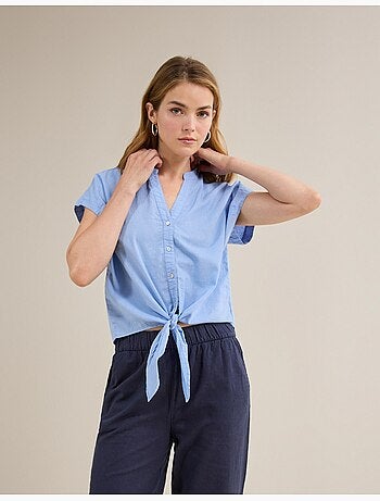 Blus met linnen, MO Fashion
