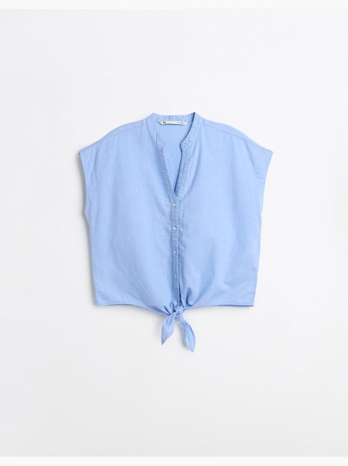 Blus met linnen, MO Fashion - Kiabi Blus met linnen, MO Fashion - Kiabi