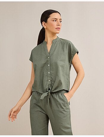 Blus met linnen, MO Fashion