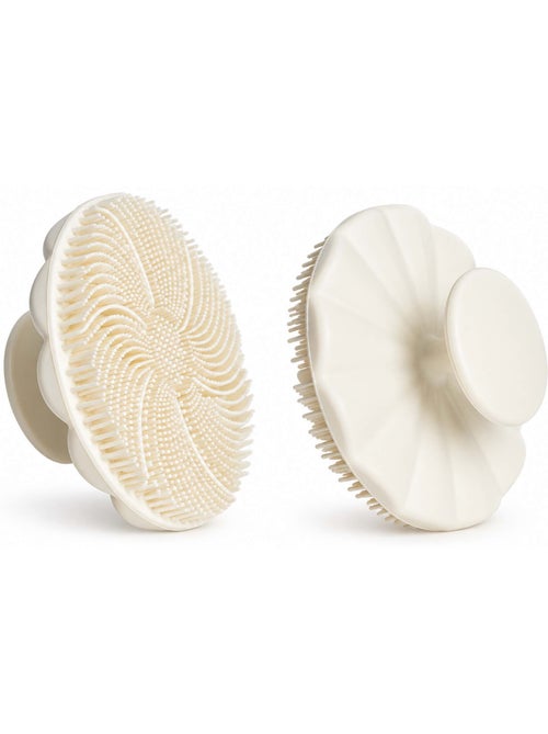 Bo jungle | brosse de massage cuir chevelu bébé en silicone dune - Kiabi