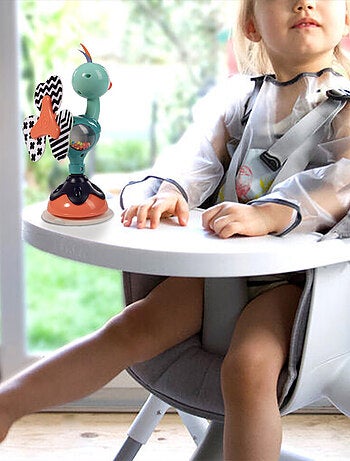 Bo jungle | jouet à ventouse pour bébé mignon paon