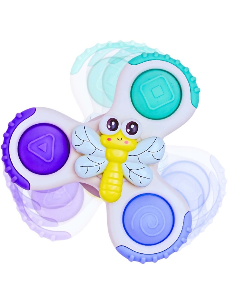 Bo jungle | lot de toupies à ventouse bébé pour l'éveil sensoriel et la motricité Multicolore - Kiabi