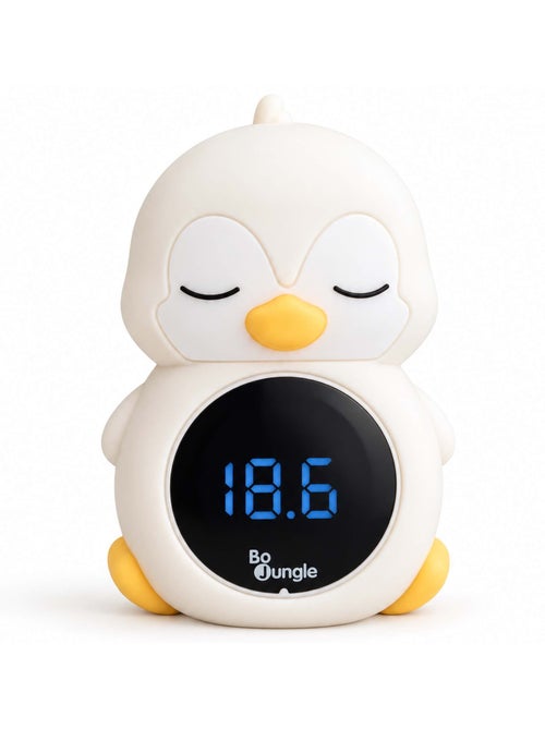 Bo jungle | thermomètre de bain et chambre digital 3 en 1 avec veilleuse pingouin - Kiabi