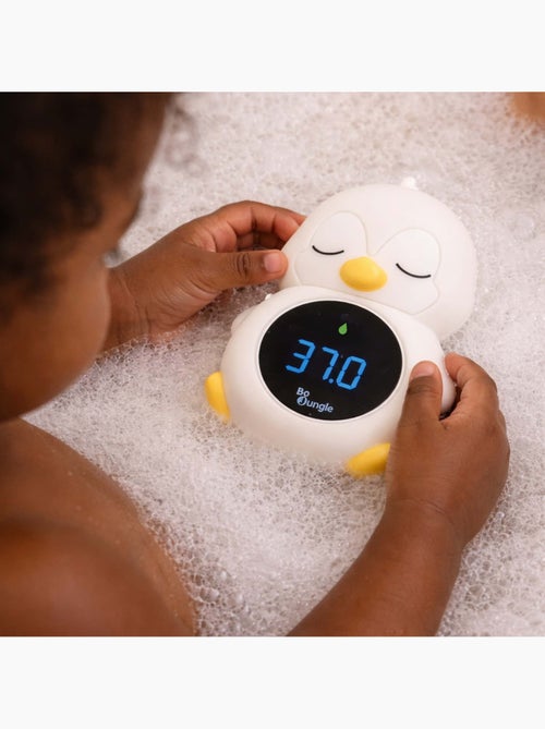 Bo jungle | thermomètre de bain et chambre digital 3 en 1 avec veilleuse pingouin - Kiabi