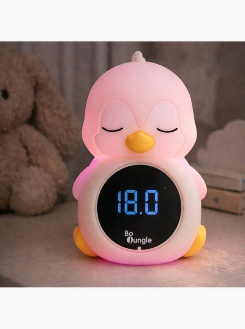 Bo jungle | thermomètre de bain et chambre digital 3 en 1 avec veilleuse pingouin - Kiabi