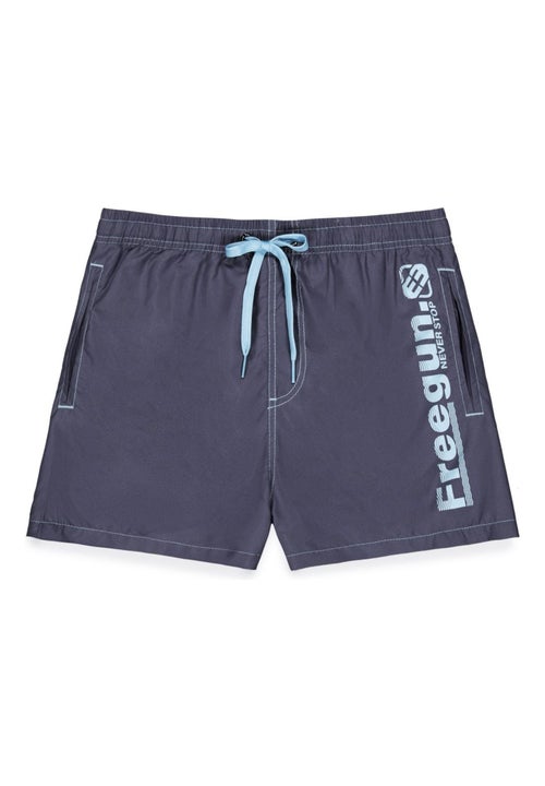 Boardshort court garçon avec ceinture demi-élastiquée freegun - Kiabi Boardshort court garçon avec ceinture demi-élastiquée freegun - Kiabi