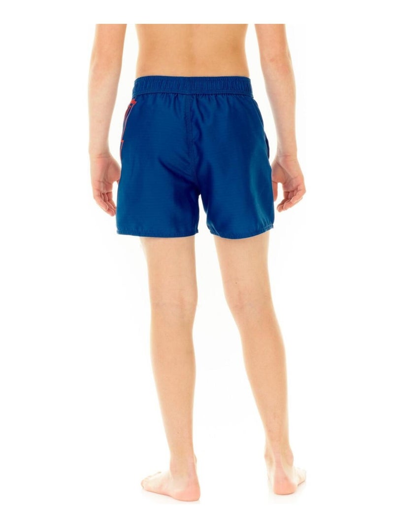 Boardshort court garçon ceinture demi-élastiquée eclair freegun Bleu - Kiabi