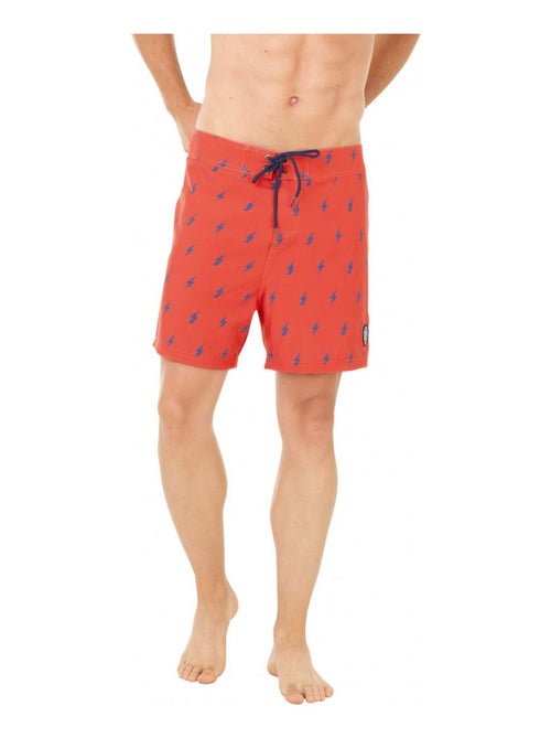 Boardshort soft touch garçon ceinture plate flash freegun - Kiabi Boardshort soft touch garçon ceinture plate flash freegun - Kiabi