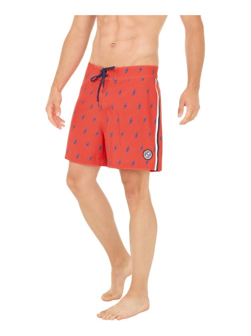 Boardshort soft touch garçon ceinture plate flash freegun - Kiabi Boardshort soft touch garçon ceinture plate flash freegun - Kiabi