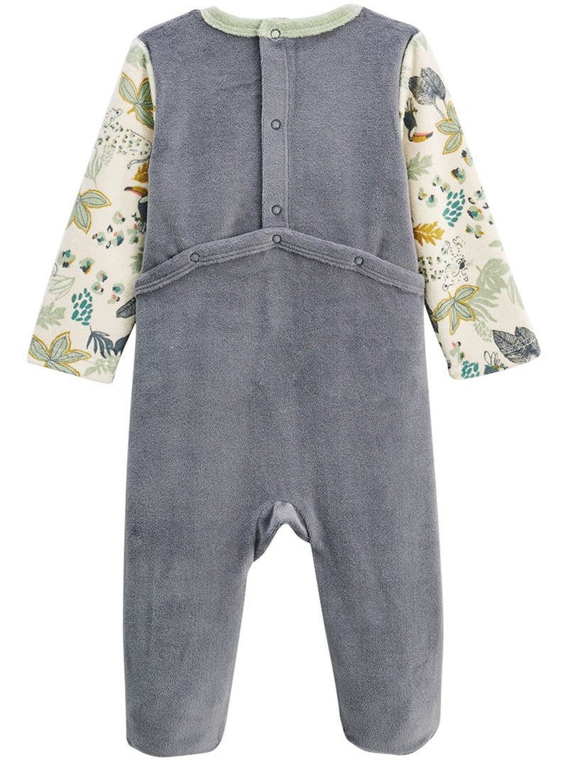 Boavista 2-pack babyvelourspyjama's Kaki - Kiabi