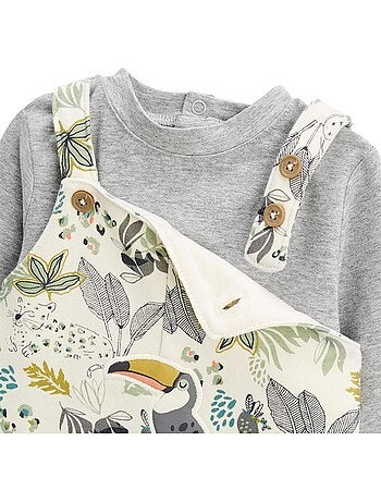 Boavista baby fleece tuinbroek en t-shirt set