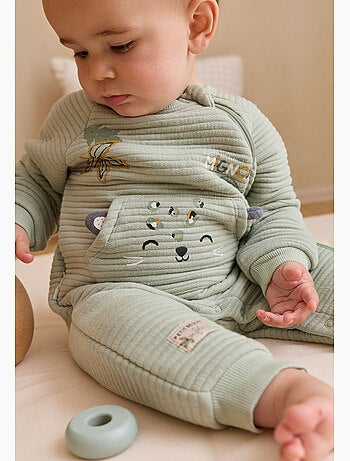 Boavista gewatteerde katoenen babyromper