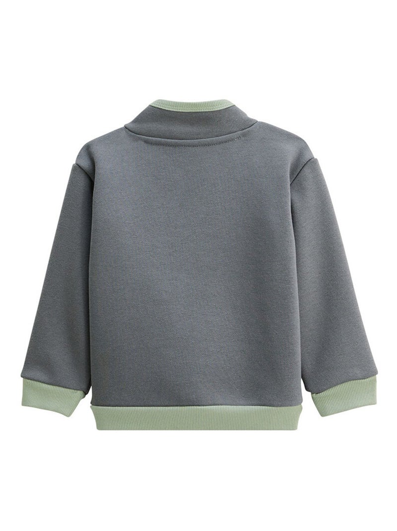 Boavista ultrawarme fleece sweater voor kinderen Grijs - Kiabi