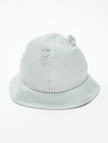 Bob à rayures animé avec oreilles