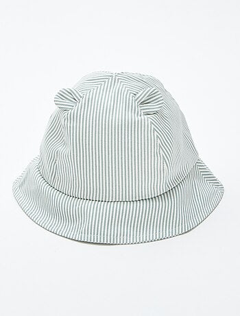 Bob à rayures animé avec oreilles