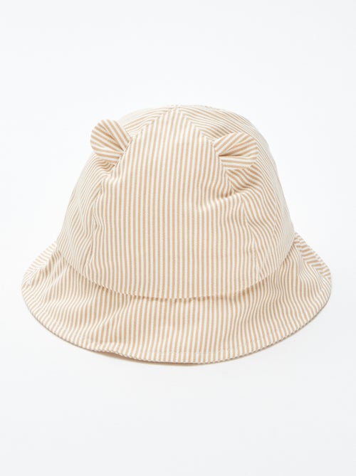 Bob à rayures animé avec oreilles - Kiabi