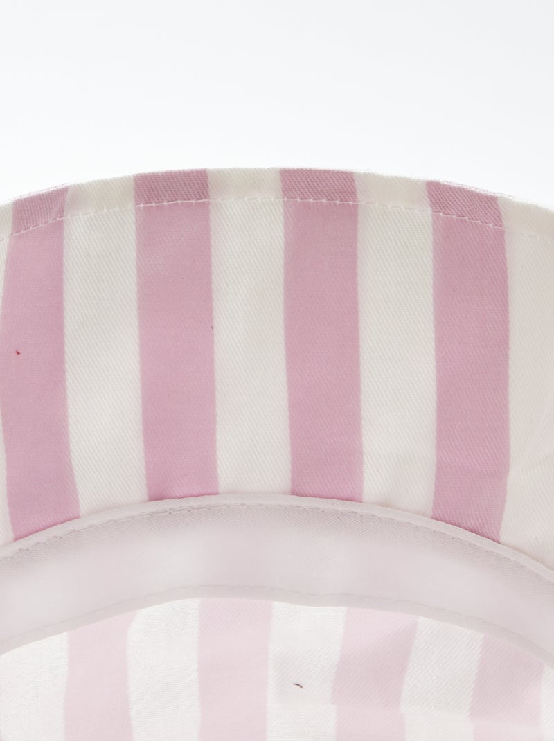 Bob à rayures VIOLET - Kiabi