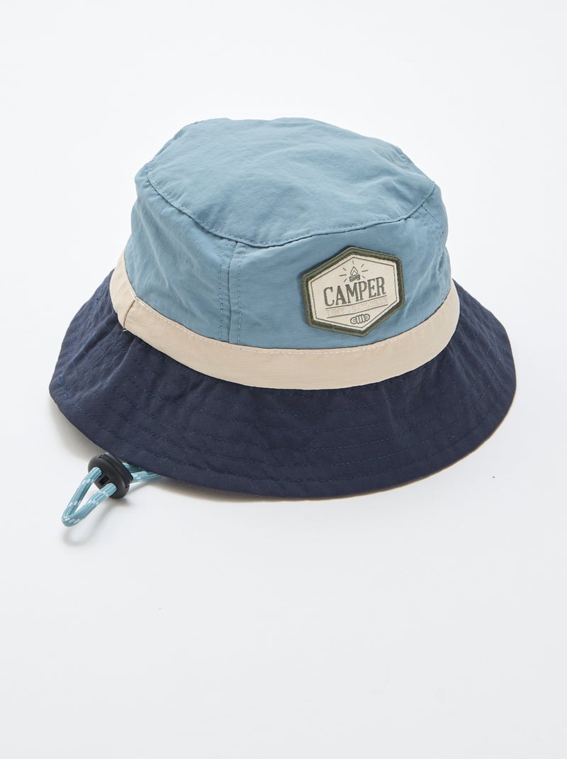 Bob bicolore type camper Bleu - Kiabi