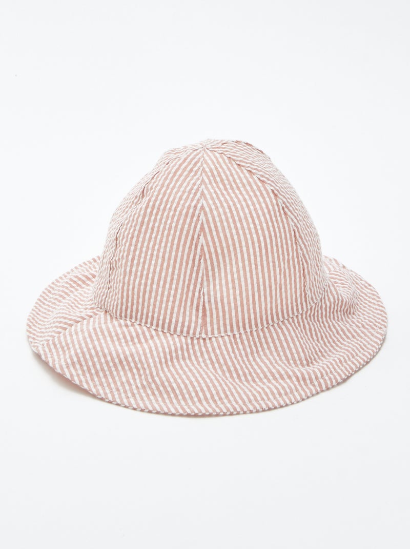 Bob en maille gaufrée ROSE - Kiabi