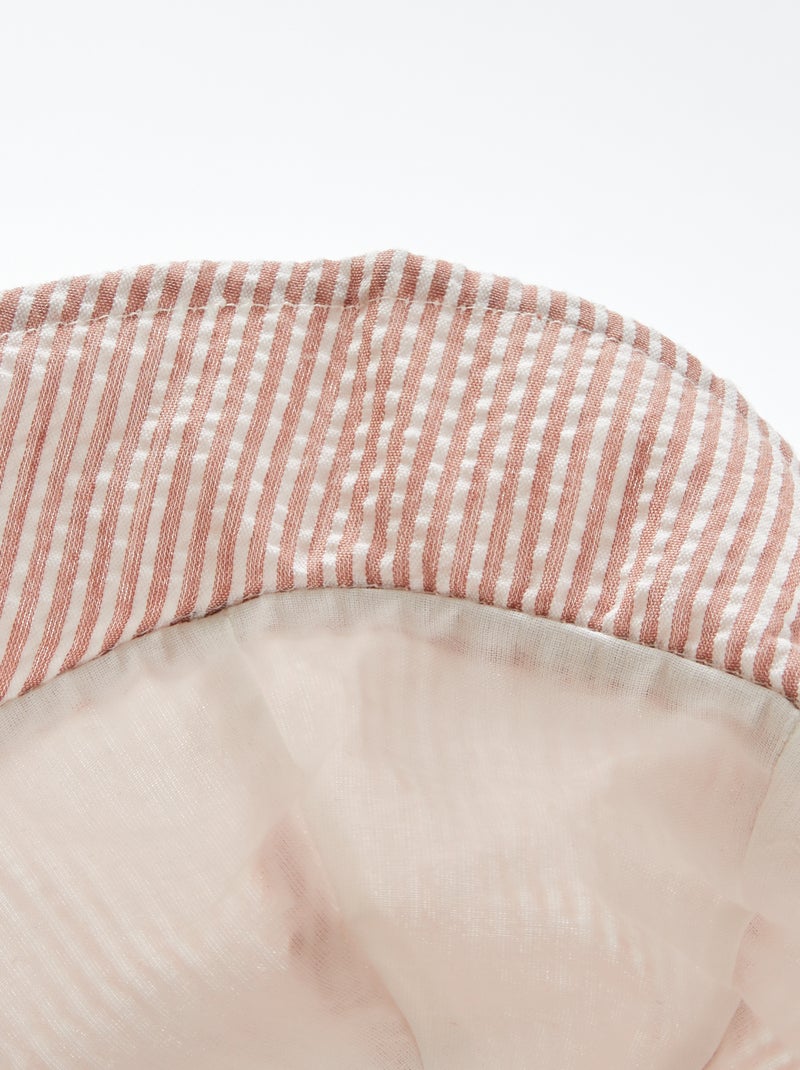 Bob en maille gaufrée ROSE - Kiabi