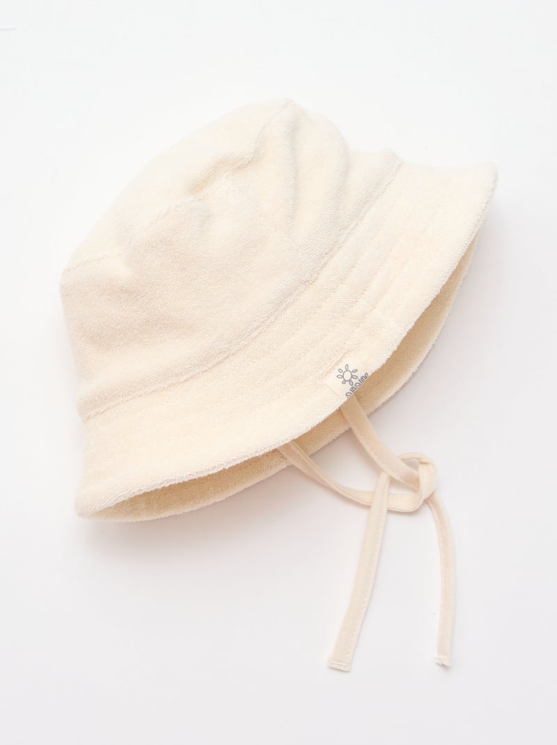 Bob en matière éponge uni Blanc - Kiabi