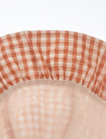 Bob volanté avec imprimé vichy