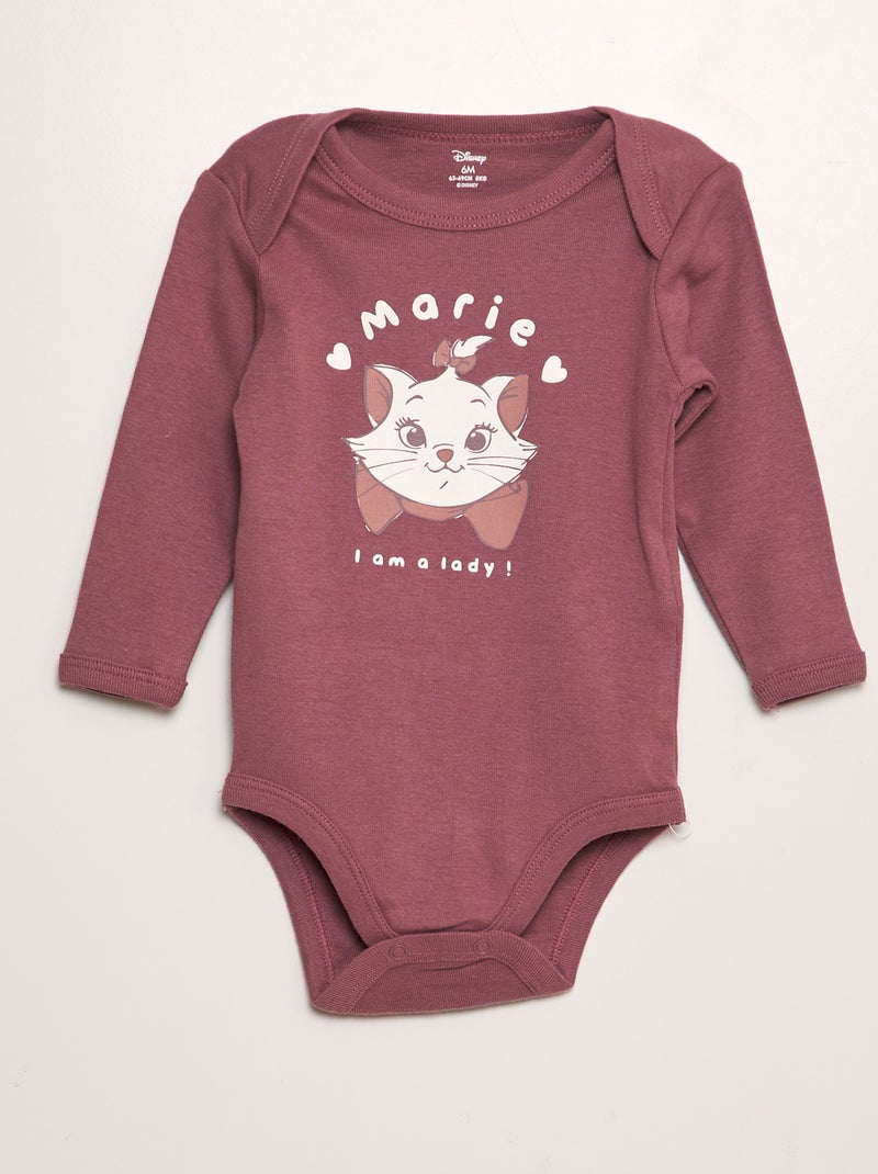 Bodies 'Disney' en jersey - lot de 2 Rose - Kiabi