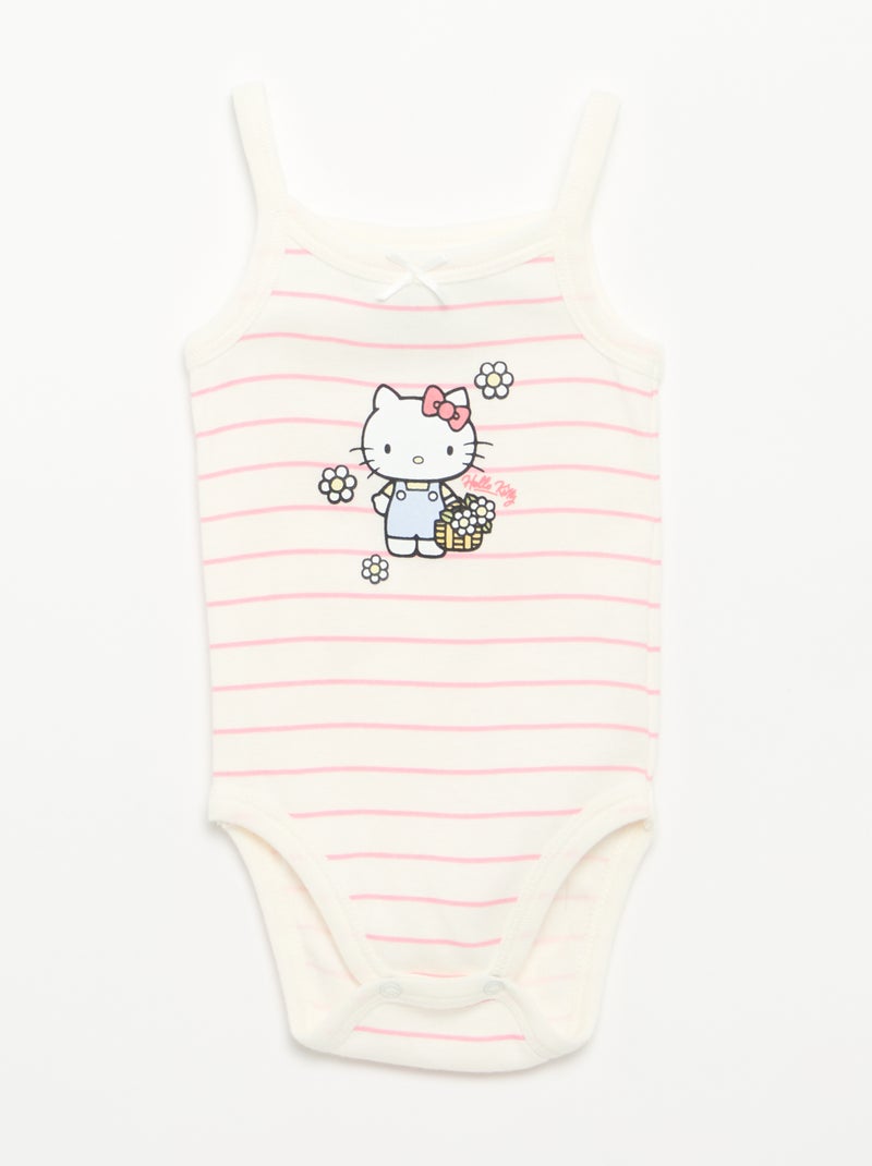 Bodies en coton 'Hello Kitty' Rose - Kiabi