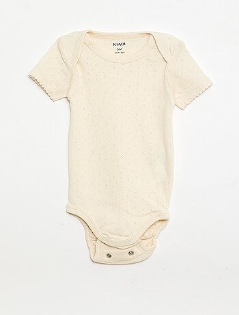 Bodies évolutif en maille unie - Lot de 3