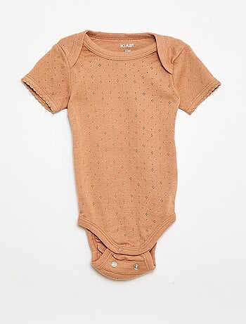 Bodies évolutif en maille unie - Lot de 3