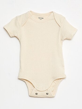 Bodies évolutif en maille unie - Lot de 3