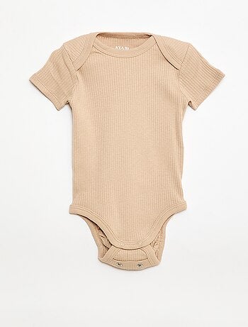 Bodies évolutif en maille unie - Lot de 3