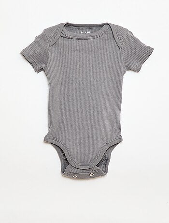 Bodies évolutif en maille unie - Lot de 3