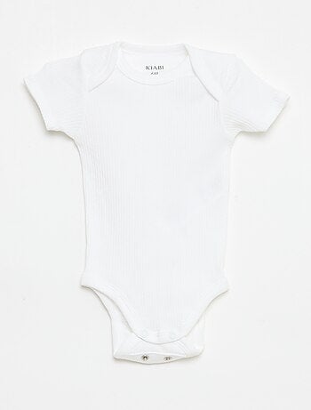 Bodies évolutif en maille unie - Lot de 3