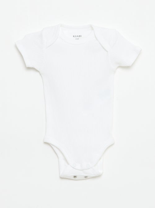 Bodies évolutif en maille unie - Lot de 3 - Kiabi Bodies évolutif en maille unie - Lot de 3 - Kiabi