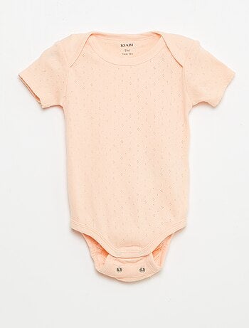 Bodies évolutif en maille unie - Lot de 3