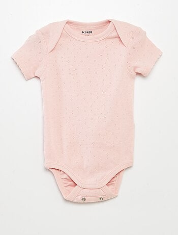 Bodies évolutif en maille unie - Lot de 3