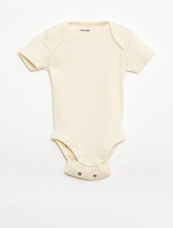 Bodies évolutif en maille unie - Lot de 3