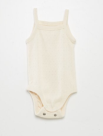 Bodies évolutifs à brettelles - lot de 3