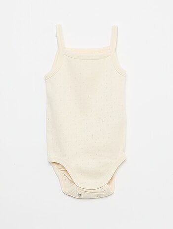 Bodies évolutifs à brettelles - lot de 3