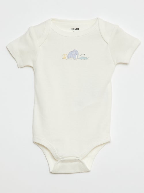 Bodies imprimés en coton - lot de 3 - Kiabi Bodies imprimés en coton - lot de 3 - Kiabi