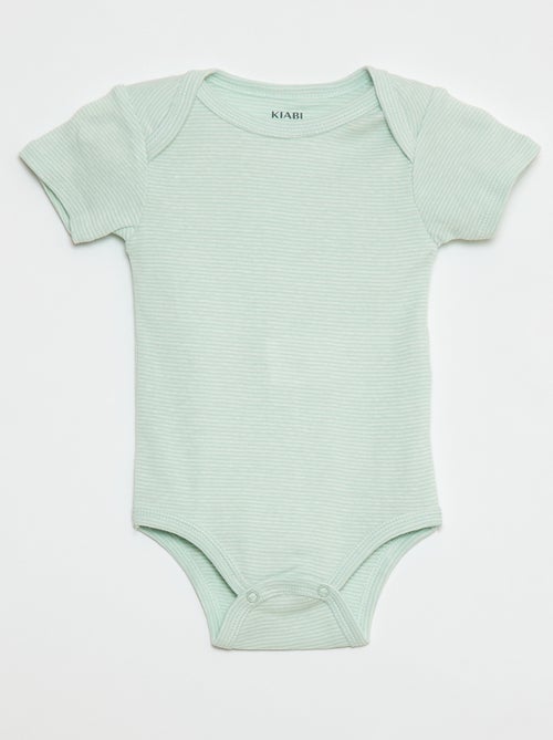 Bodies imprimés en coton - lot de 3 - Kiabi Bodies imprimés en coton - lot de 3 - Kiabi