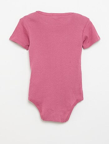Bodies imprimés en coton - lot de 3