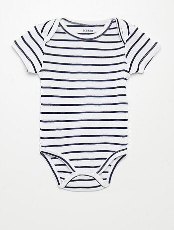 Bodies imprimés en coton - lot de 3