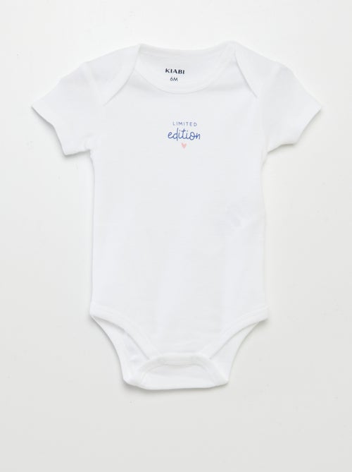 Bodies imprimés en coton - lot de 3 - Kiabi Bodies imprimés en coton - lot de 3 - Kiabi