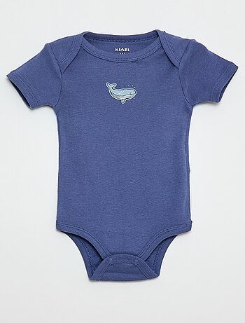 Bodies imprimés en coton - lot de 3