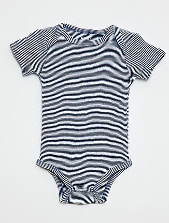 Bodies imprimés en coton - lot de 3