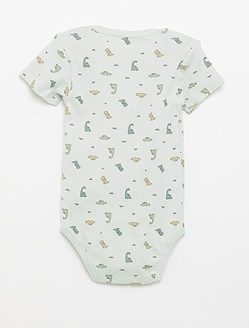 Bodies imprimés en coton - lot de 3